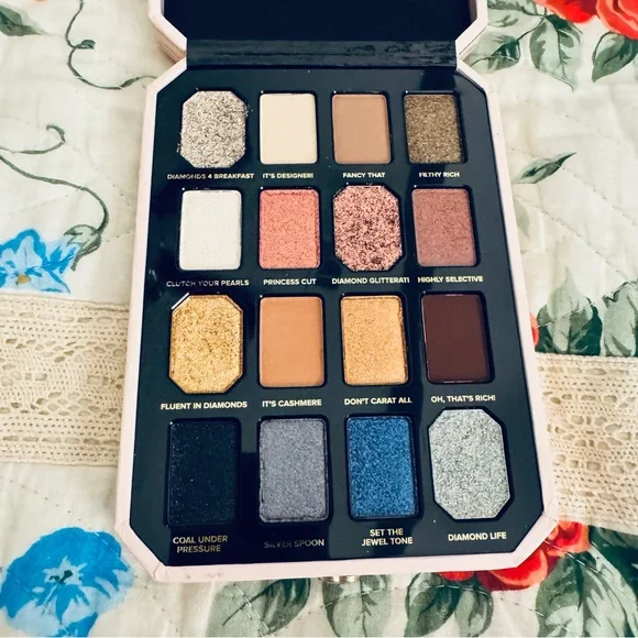 Too Faced Pretty Rich Eyeshadow Palette - Pink, Gold, Brown, Blue
